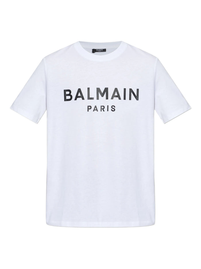 Balmain Balmain Paris Print T-Shirt