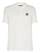 Balmain White Cotton Classic Short Polo