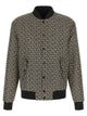 Balmain 'Monogram' Reversible Bomber Jacket