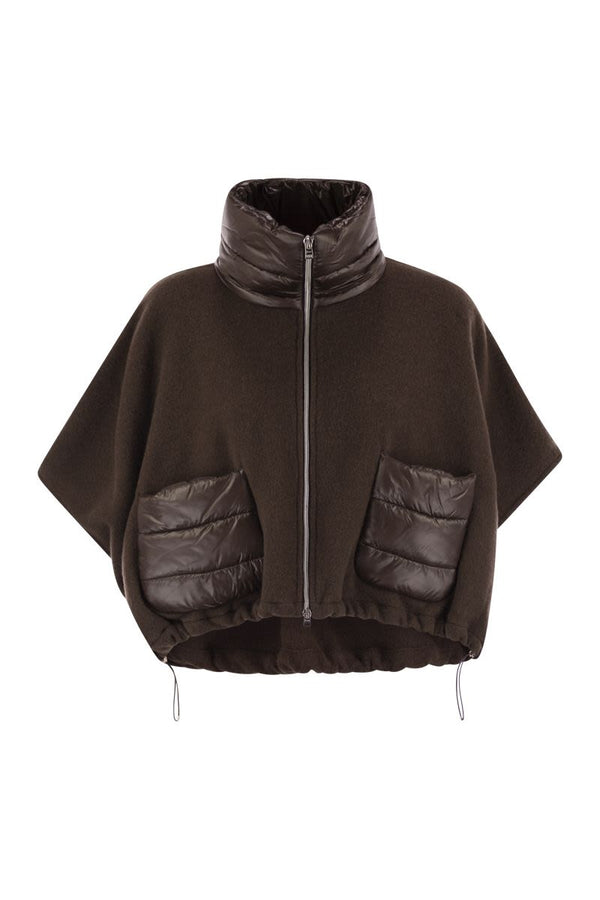 Herno Wool And Nylon Short Down Jacket
