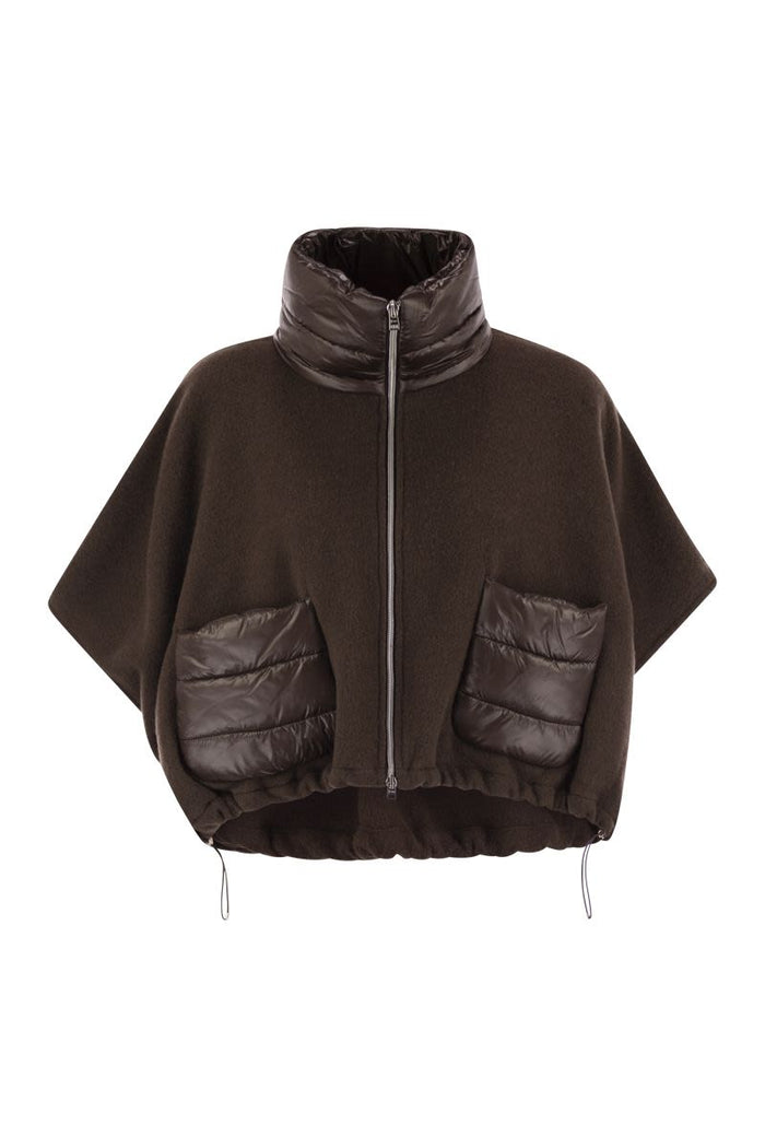 Herno Wool And Nylon Short Down Jacket