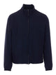 Herno Blue Bomber With Frontal Zip Closure