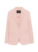 Seventy Pink Textured Classic Lapels Jacket