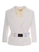 Elisabetta Franchi White Gold Jacket