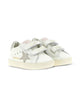 Golden Goose Kids "Baby School" Nappa Upper And List Glitter Star And Heel