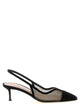 Aquazzura 'Gia Mesh' Slingback