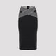 Elisabetta Franchi Black Knitted Skirt