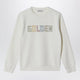 Golden Goose White Sweatshirt With Embroidered Logo