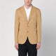 Santaniello  Walnut-Coloured Single-Breasted Jacket In Cotton