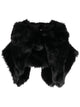Comme Des Garçons Faux Fur Cropped Jacket