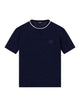 Giorgio Armani Blue Linen Silk Sweater