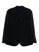 Giorgio Armani Blue Viscose Cupro Suit