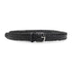 Giorgio Armani Black Woven Leather Belt