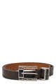 Golden Goose Leather Belt With Decorated Buckle