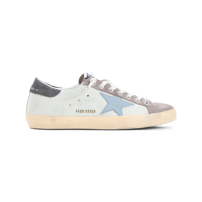 Golden Goose "Super Star" Nabuk Upper Suede Toe And Tongue Leather Star Suede Heel