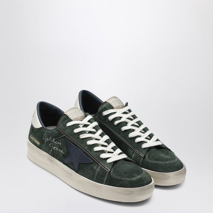 Golden Goose Stardan Suede Sneakers With Nappa Leather Star And Signature Detail