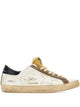 Golden Goose "Super Star" Leather Upper Foam Tongue Skate Star Shiny Leather Heel