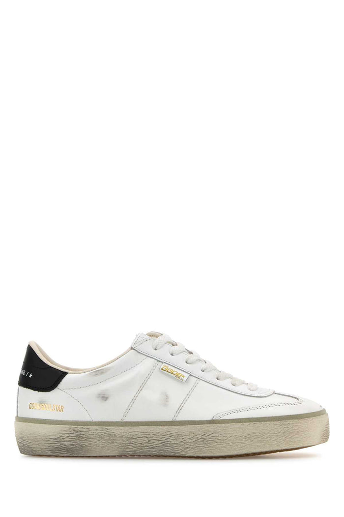 Golden Goose Lace-Up Distressed Sneakers