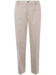 Golden Goose "Journey" Man`S Relax Straight Pant Tailoring Chevronne
