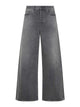 Golden Goose Grey Cotton Wide Jeans
