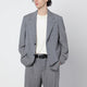 Golden Goose Grey Single-Breasted Prince Of Wales Jacket