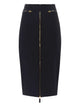 Elisabetta Franchi Here Is The Translation Of The Text "Gonna In Crêpe Leggero Con Zip" From Italian (It) To English (En):<Br /><Br />Dress In Lightweight Crepe With Zip