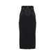 Elisabetta Franchi Black Bondage Skirt