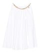 Elisabetta Franchi White Cotton Elastane Skirt