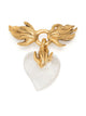 Goossens Golden Heart Brooch