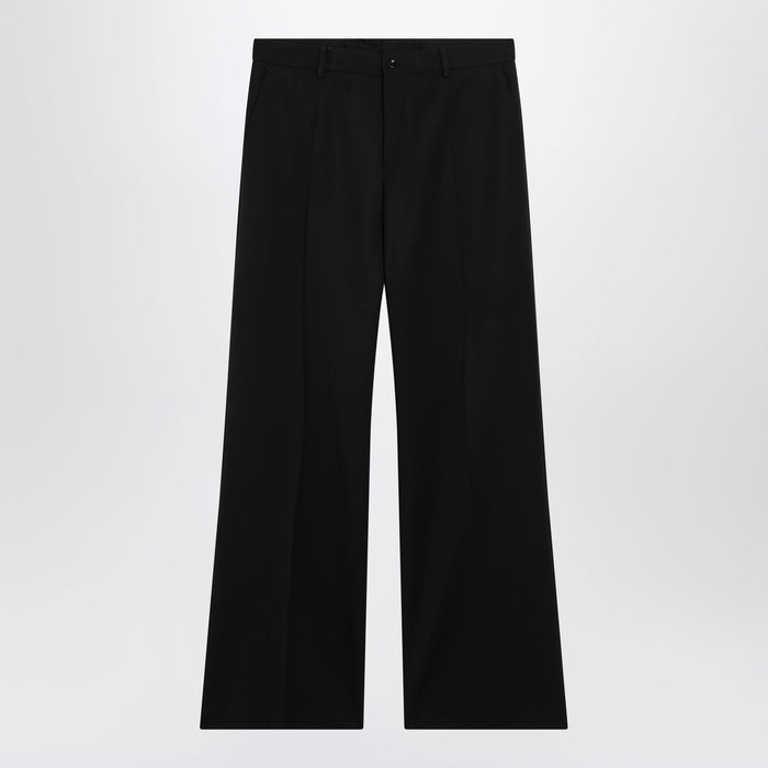 Dolce&Gabbana Tailored Trousers In Black Cotton