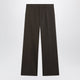Dolce&Gabbana Tailored Cotton Trousers In Brown