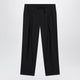 Dolce&Gabbana Classic Cotton Poplin Trousers In Black