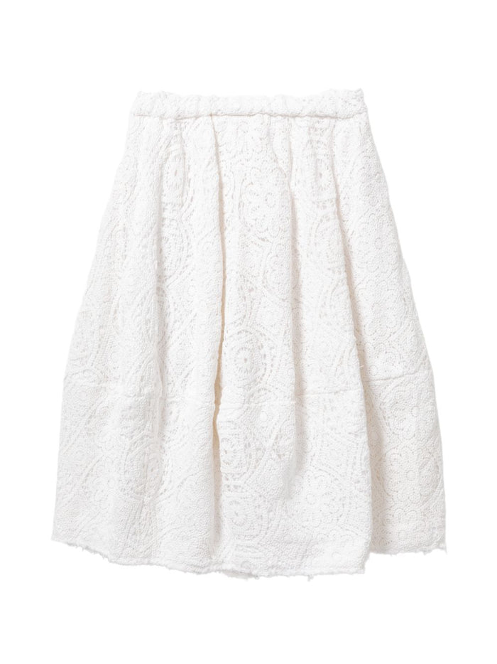 Comme Des Garçons Cotton Midi Skirt