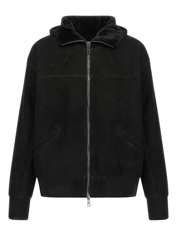Giorgio Brato Mutton Velour Oversized Hooded Sweatshirt