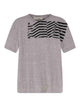 Golden Goose Cotton T-Shirt With Front Flag Print