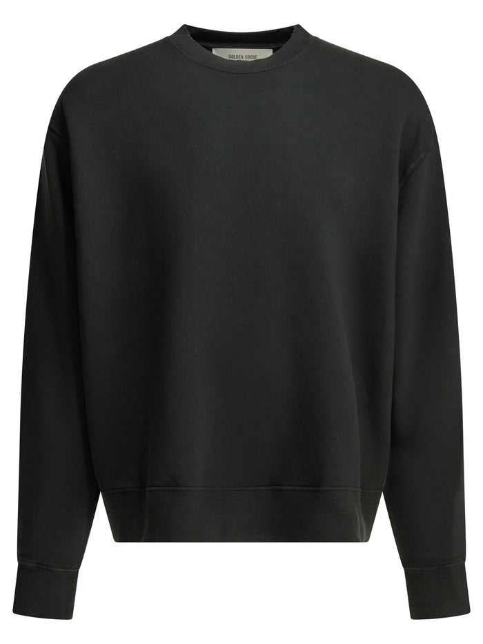Golden Goose Crewneck Sweatshirt With Reverse Logo