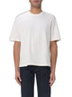 Golden Goose White Tshirt With Reverse Lettering Logo On The Back