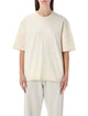 Golden Goose Natural Stone Sleeve T-Shirt With Back Logo