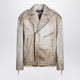 Golden Goose Beige Leather Phoebe Jacket
