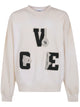 Golden Goose "Star" Unisex Boxi Crewneck Vintage Treatment Vce Patch Star Label