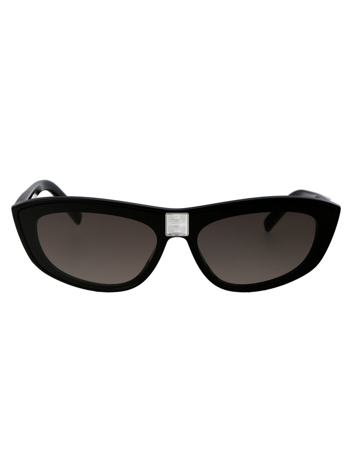 Givenchy Shiny Black Acetate Sunglasses