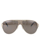 Givenchy Silver Metal Sunglasses