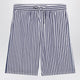 Dolce&Gabbana Vanity Bermuda Shorts In Striped Poplin