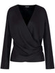 Giorgio Armani Double Black Silk Satin Shirt