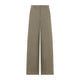 Giorgio Armani Smoky Quartz Green Linen Trousers