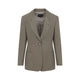 Giorgio Armani Smoky Quartz Grey Linen Blazer