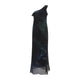 Giorgio Armani Black One-Shoulder Silk Long Dress