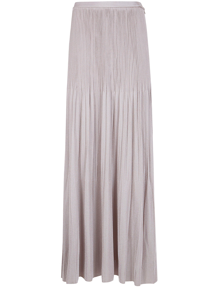 Giorgio Armani Viscose Plisse Long Skirt