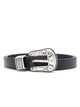 Golden Goose Black Leather Belt