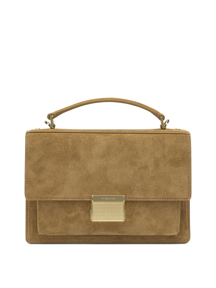 Golden Goose Brown Cow Leather Handbag